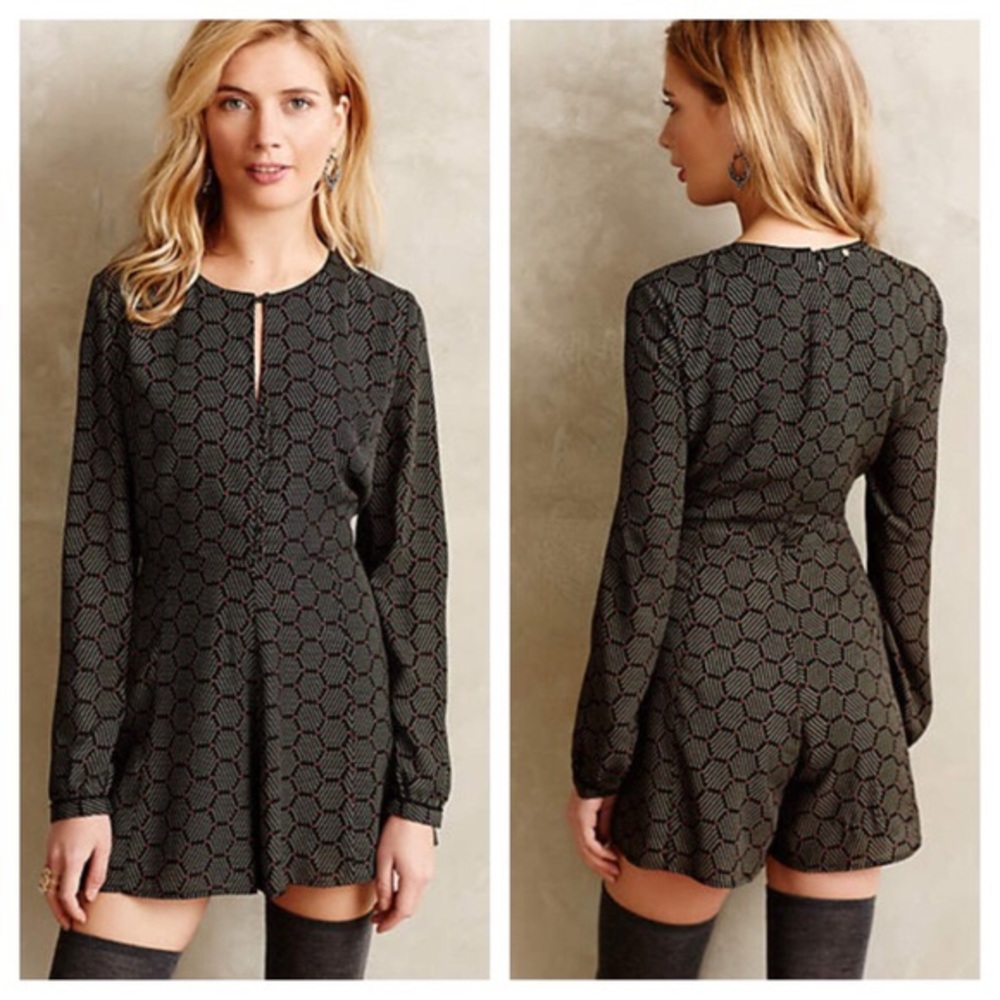 Anthropologie xs romper NWT